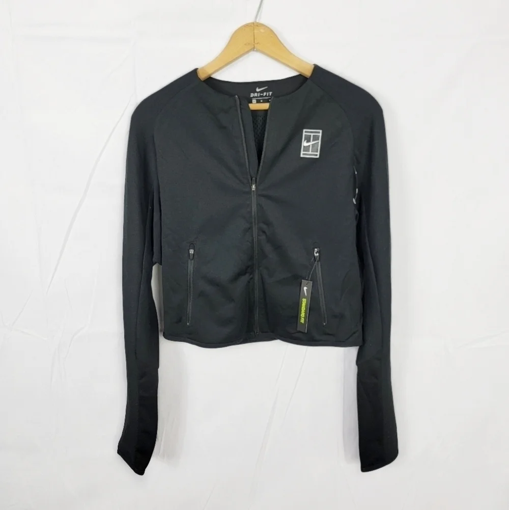 NWT size Medium Nike Court Cropped Woven Tennis Jacket